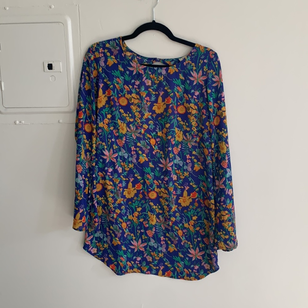 Flynn Skye floral long sleeve mini dress